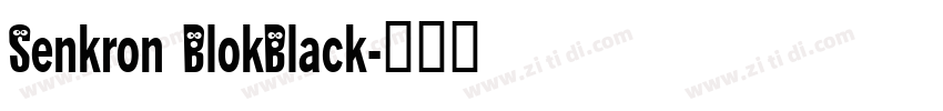 Senkron BlokBlack字体转换